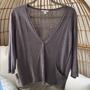 Eileen Fisher 100% Linen Lightweight Cardigan